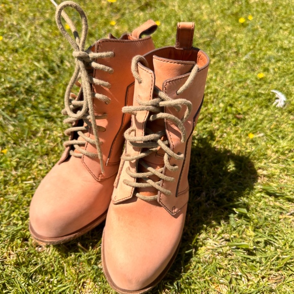 Alexander Wang Heeled Platform Lace Up Boots - Picture 2 of 7